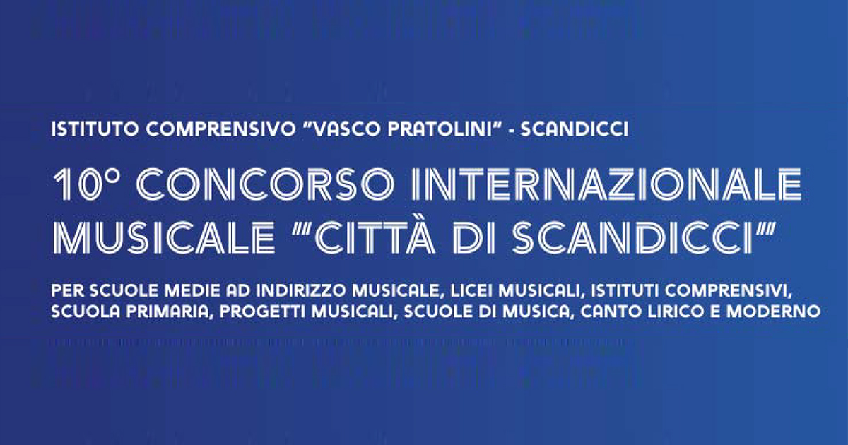 Concorso Internazionale «Città di Scandicci»